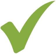 green checkmark
